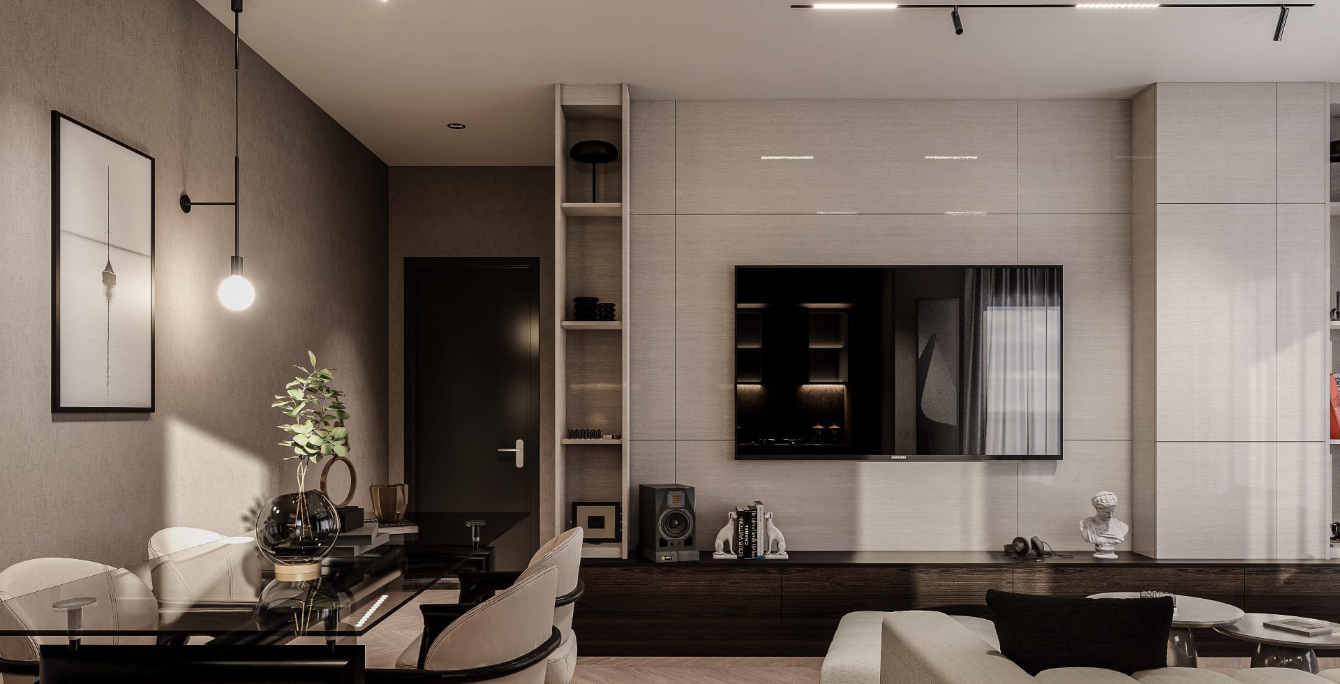 Köşe Daire — Salon