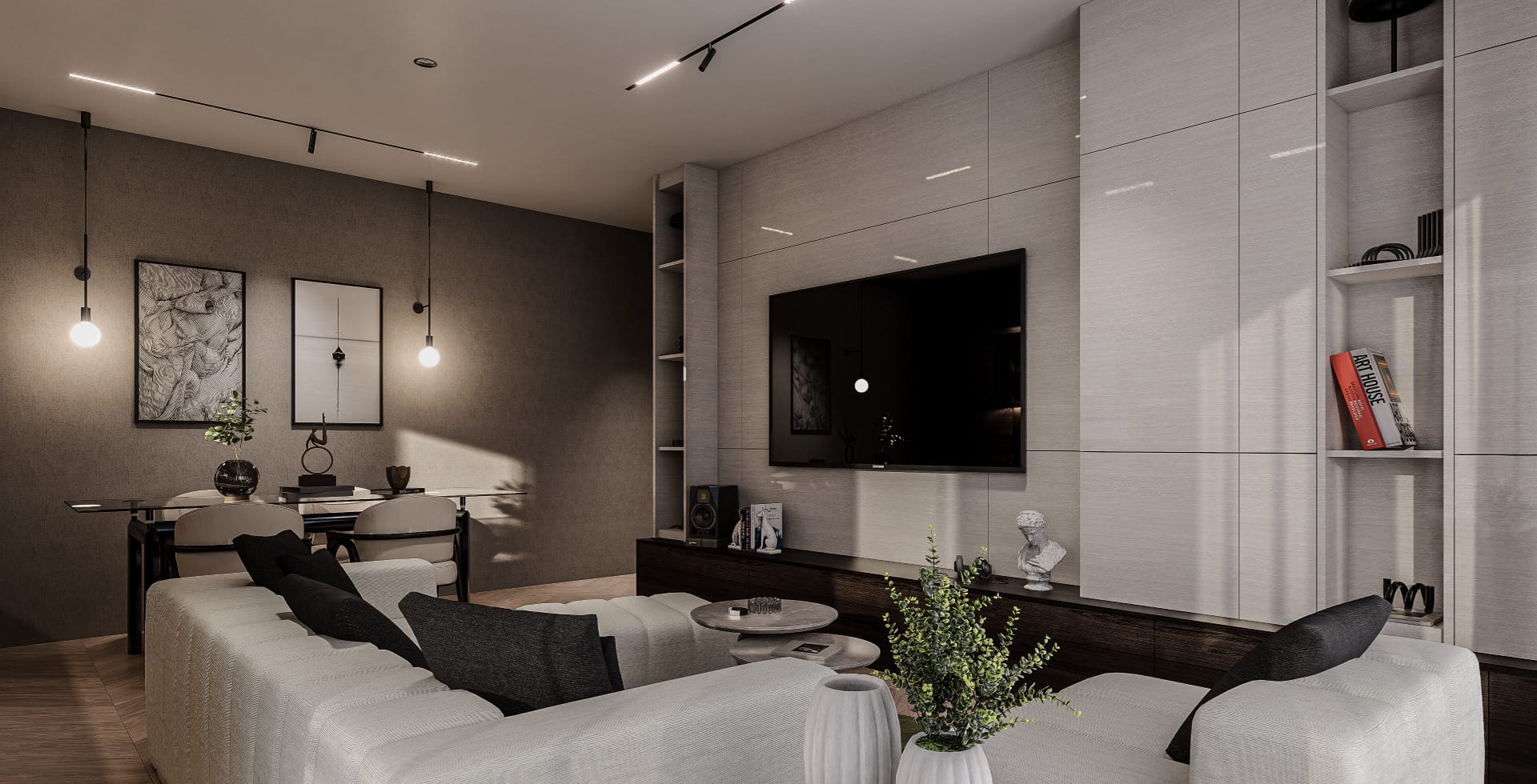Köşe Daire — Salon